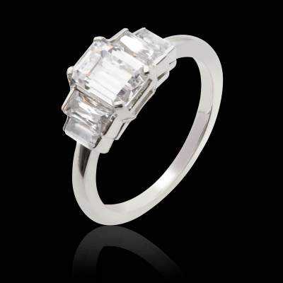 Bague-diamant-fiancaille-art deco